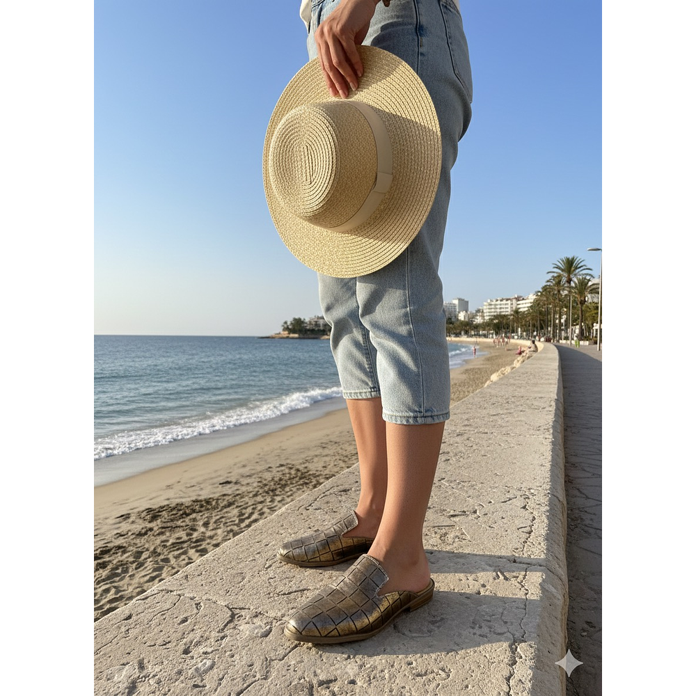 Puntilla Manhattan Dorado Cuadro