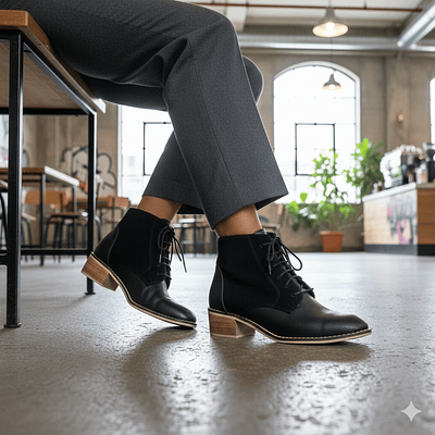 Botin Bilbao Negro mate reno