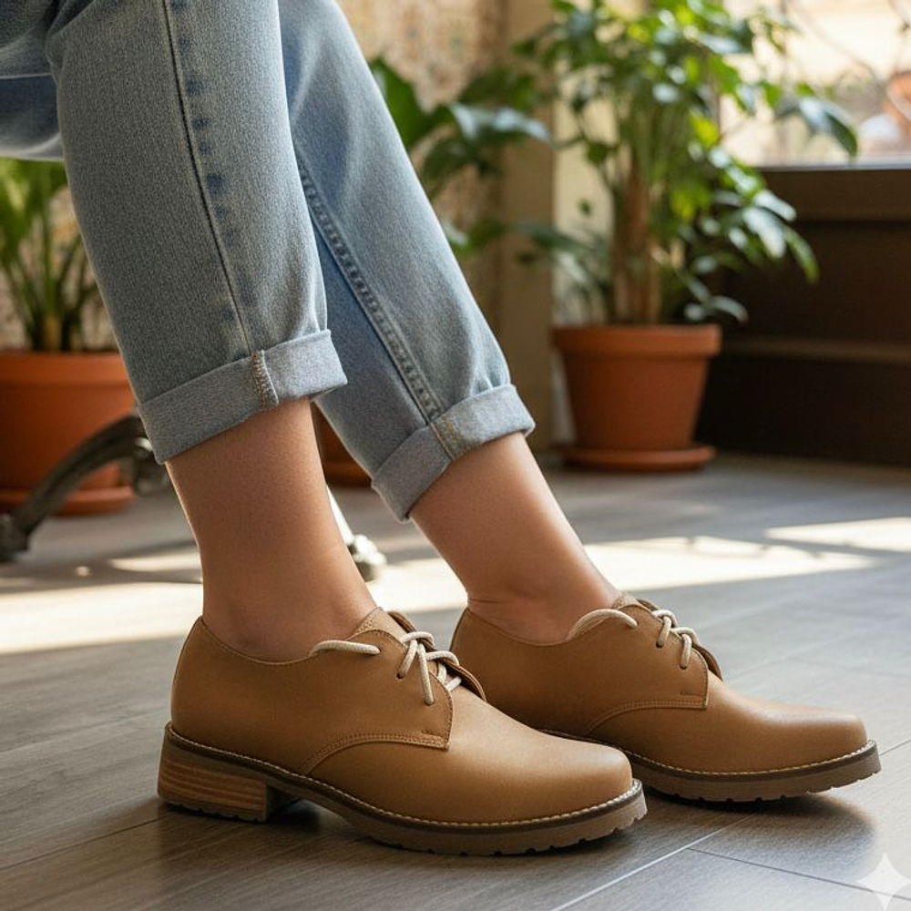 Zapato Zaragoza Camel