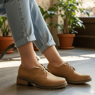 Zapato Zaragoza Camel