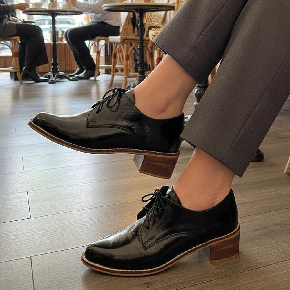 Zapato Liverpool Negro Charol