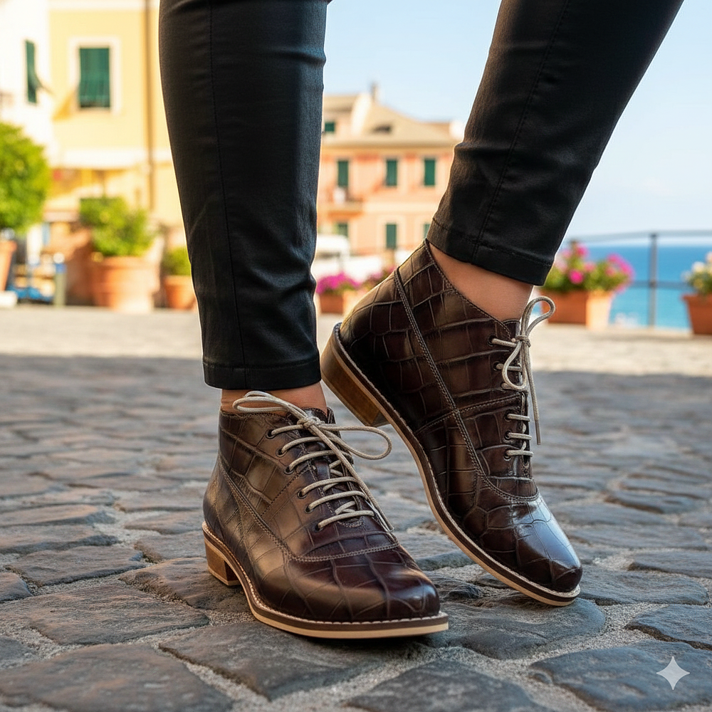 Zapato Budapest Cafe Texturizado