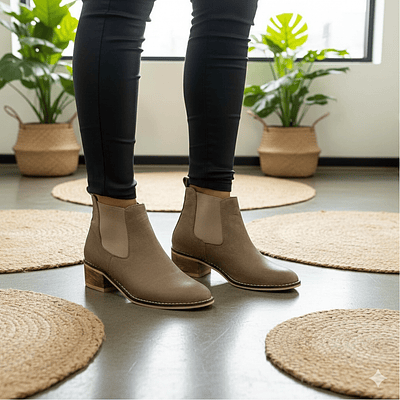 Botín Hamburgo Beige