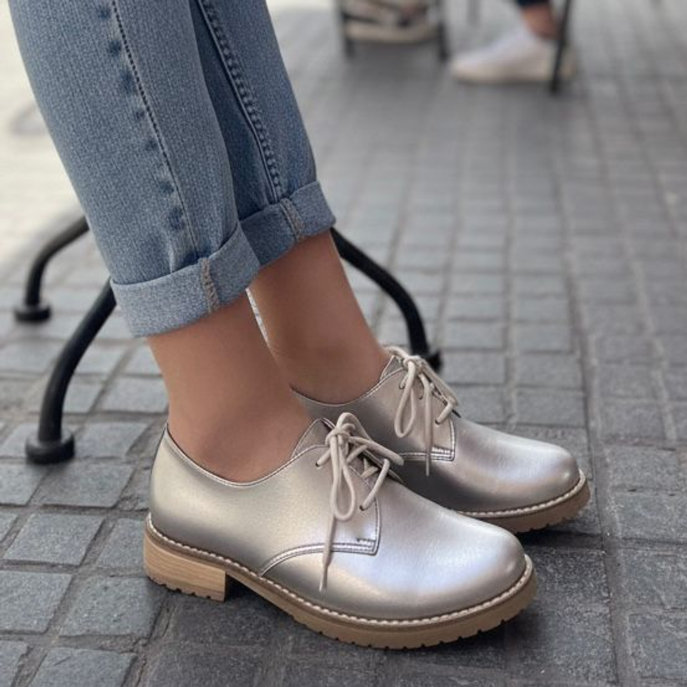 Zapato Zaragoza Champagne