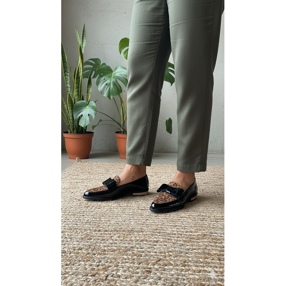 mocasin Praga negro Print 