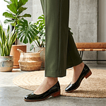 Zapato Ballerina Negra Charol