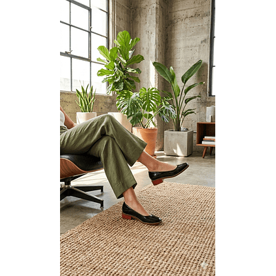 Zapato Ballerina Negra Charol