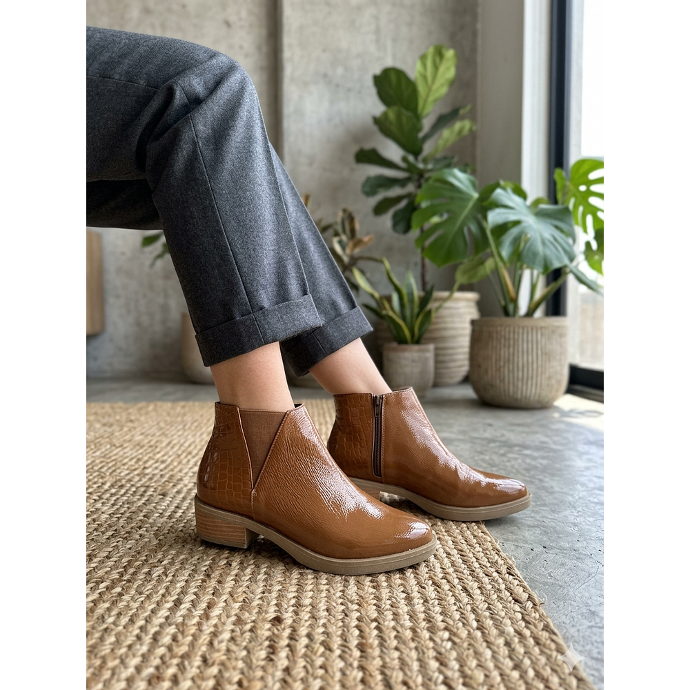 Londres Camel charol