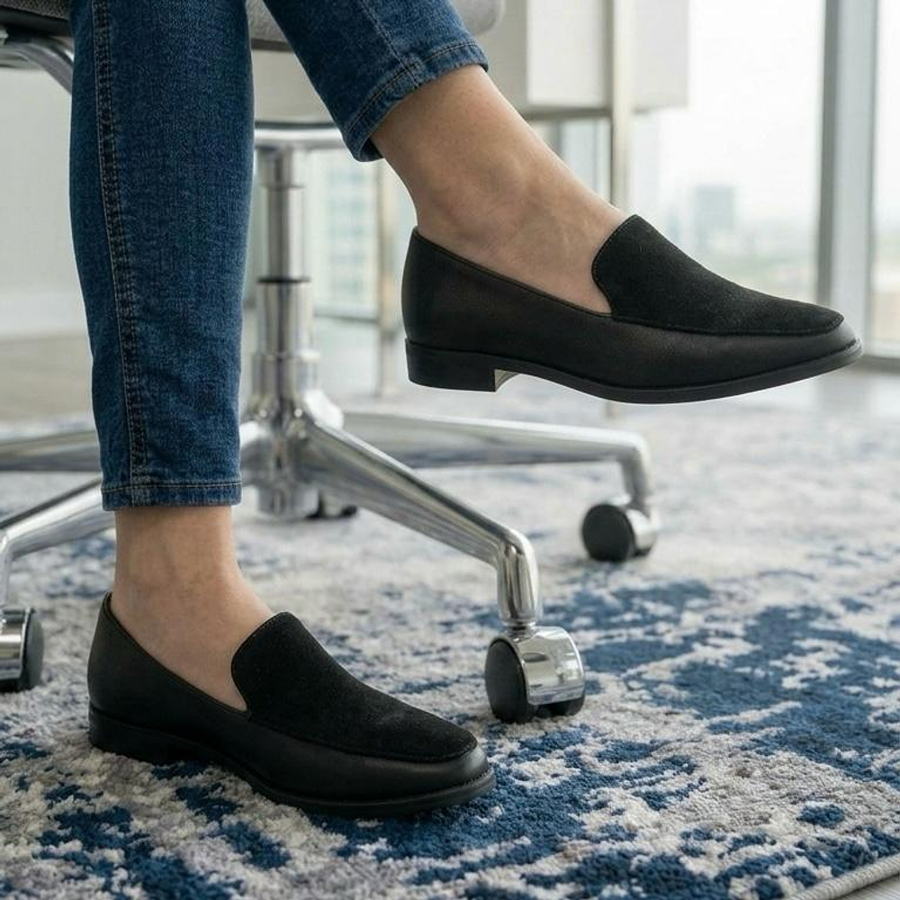 Mocasin Napoles Negro Mate Reno