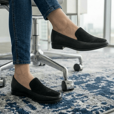 Mocasin Napoles Negro Mate Reno