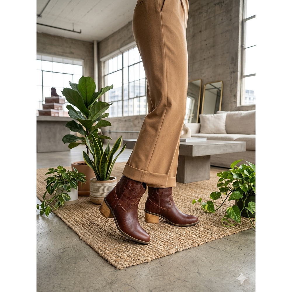 Bota Vaquera Café Avalanch