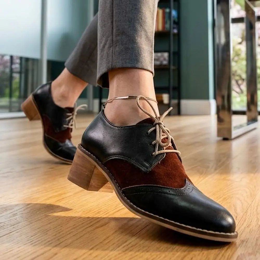 Zapato Oxford Cafe Moro Reno