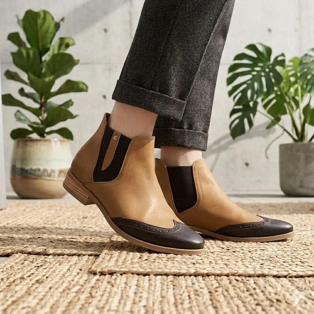 Botin Edimburgo Camel