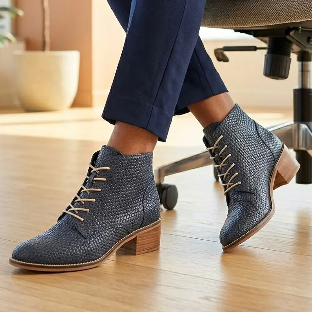 Botin Bilbao Azul Textura 