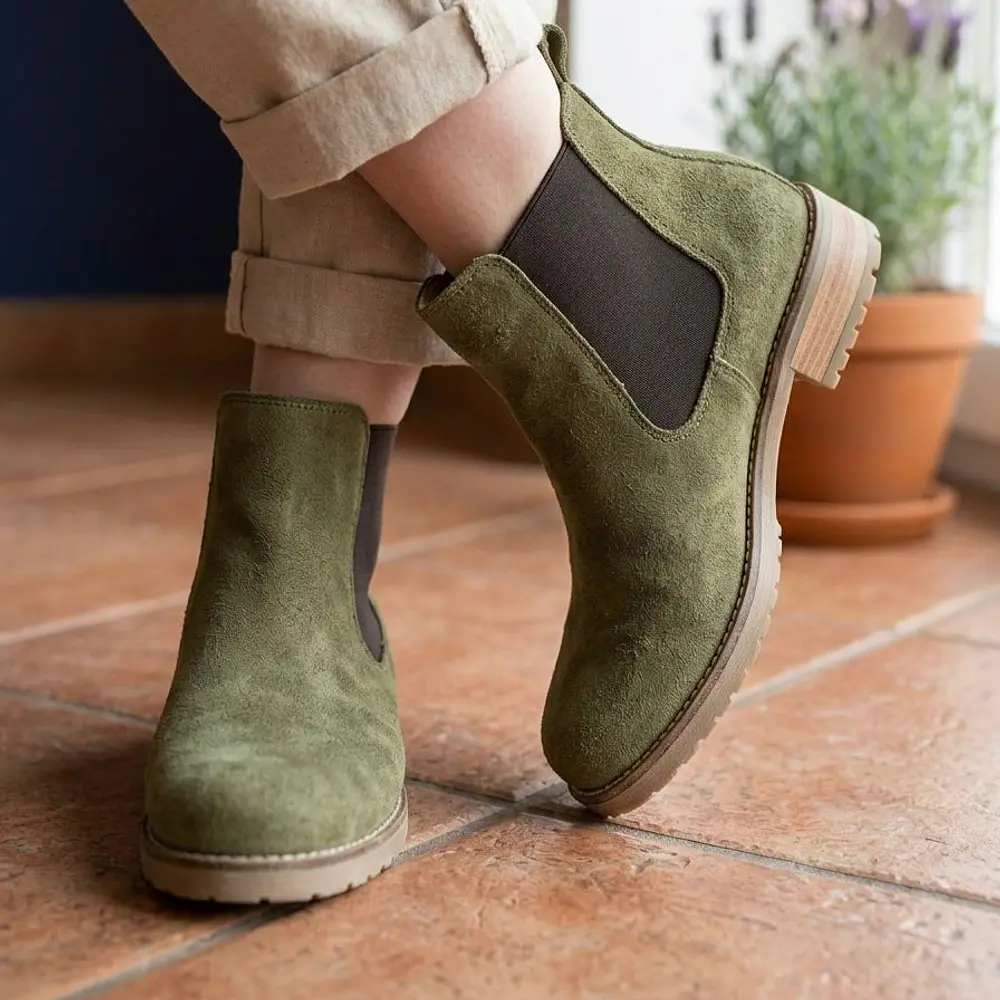 Botin Chelsea Verde