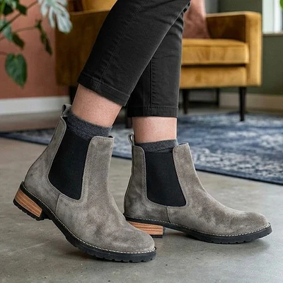 Botin Chelsea Gris Reno