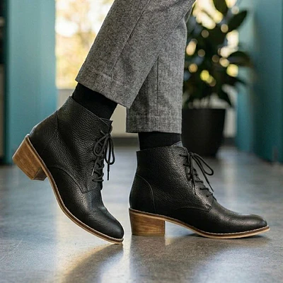 Botin Bilbao Negro Textura 