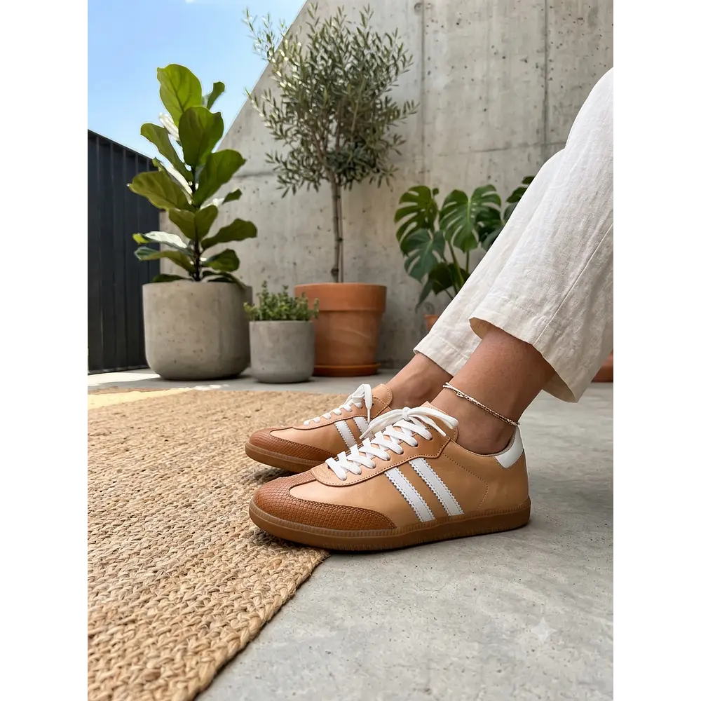 Zapatilla Ibiza café camel