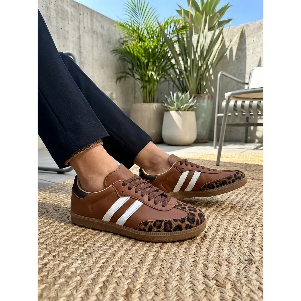 Zapatilla Ibiza café print 