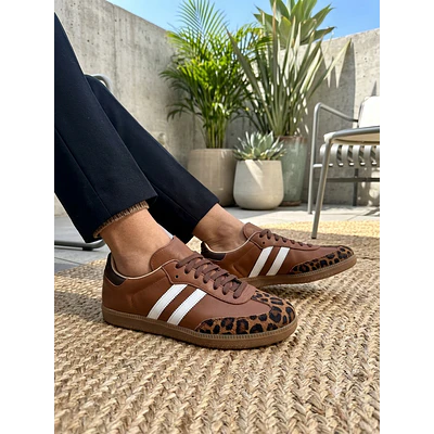 Zapatilla Ibiza café print 