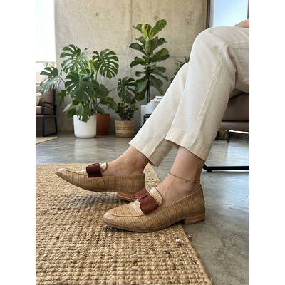 Mocasín Praga Crico Beige moro