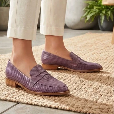 Mocasin Versalles Morado Textura