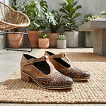 Málaga camel print peludo 