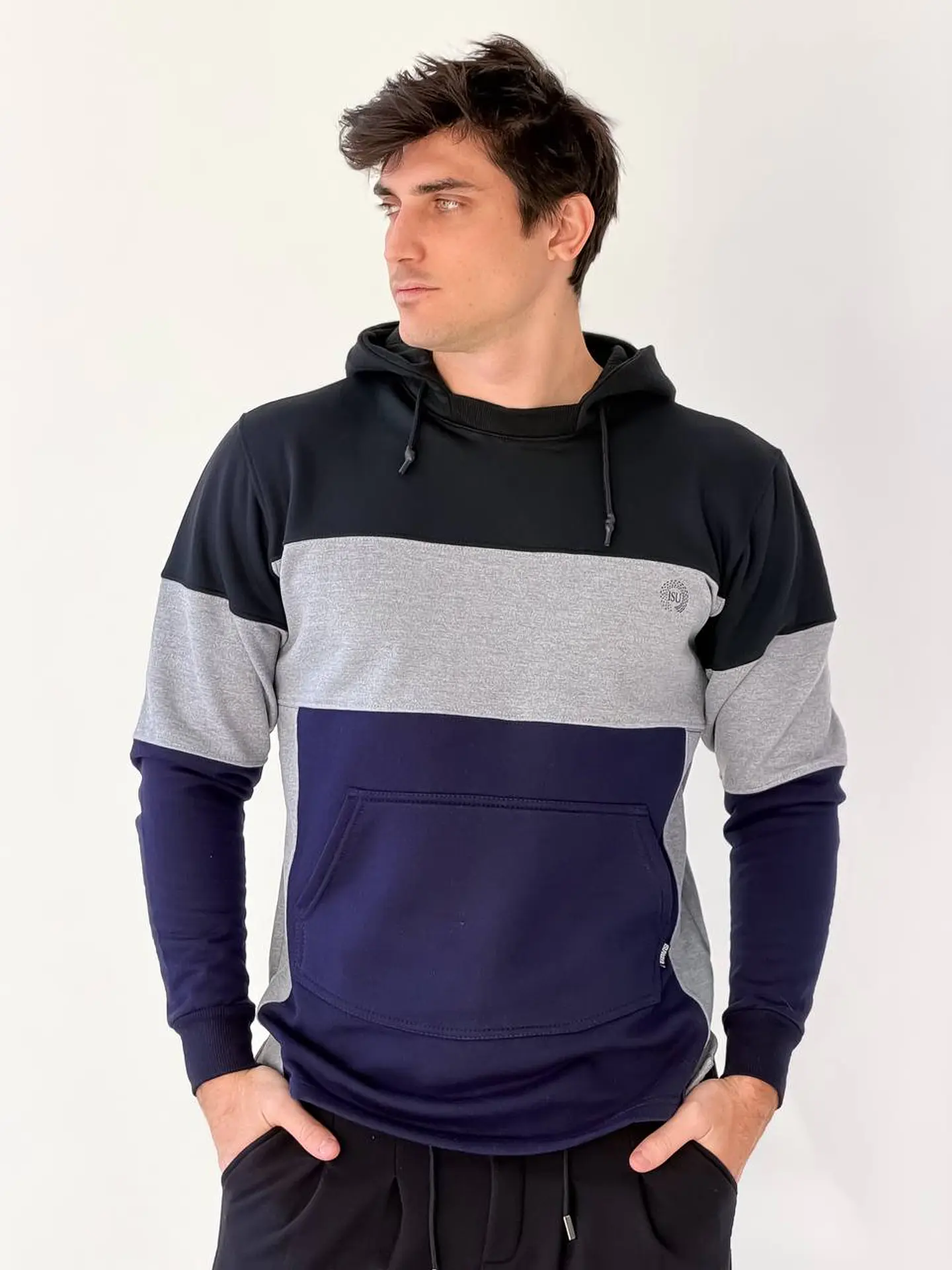 Luxi Buzo Tricolor con capucha 6
