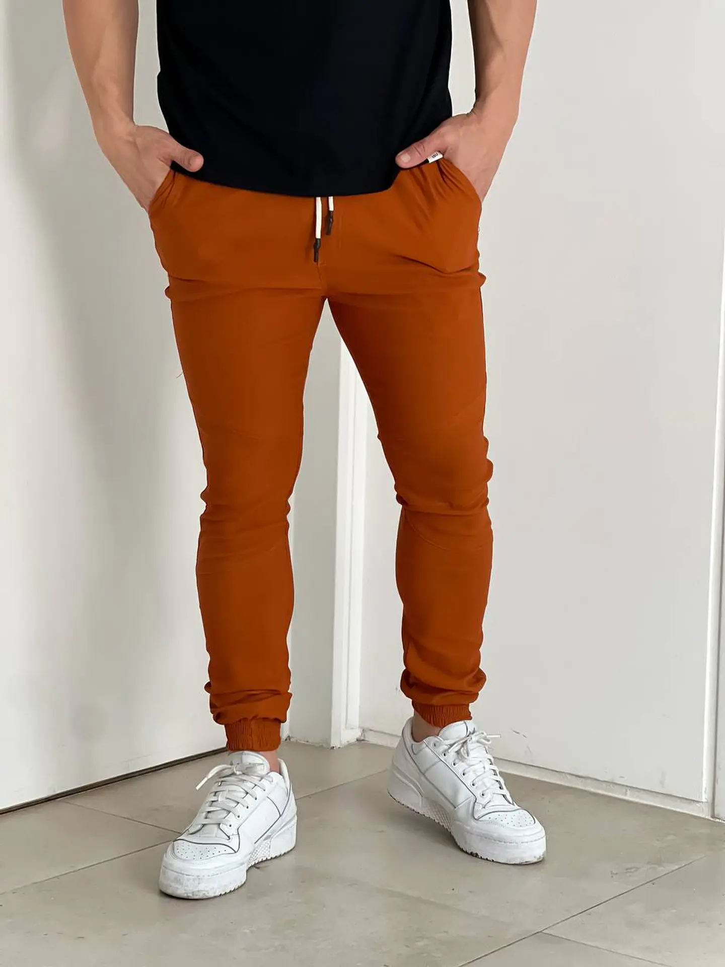 Bengalina pantalon corte chino  9