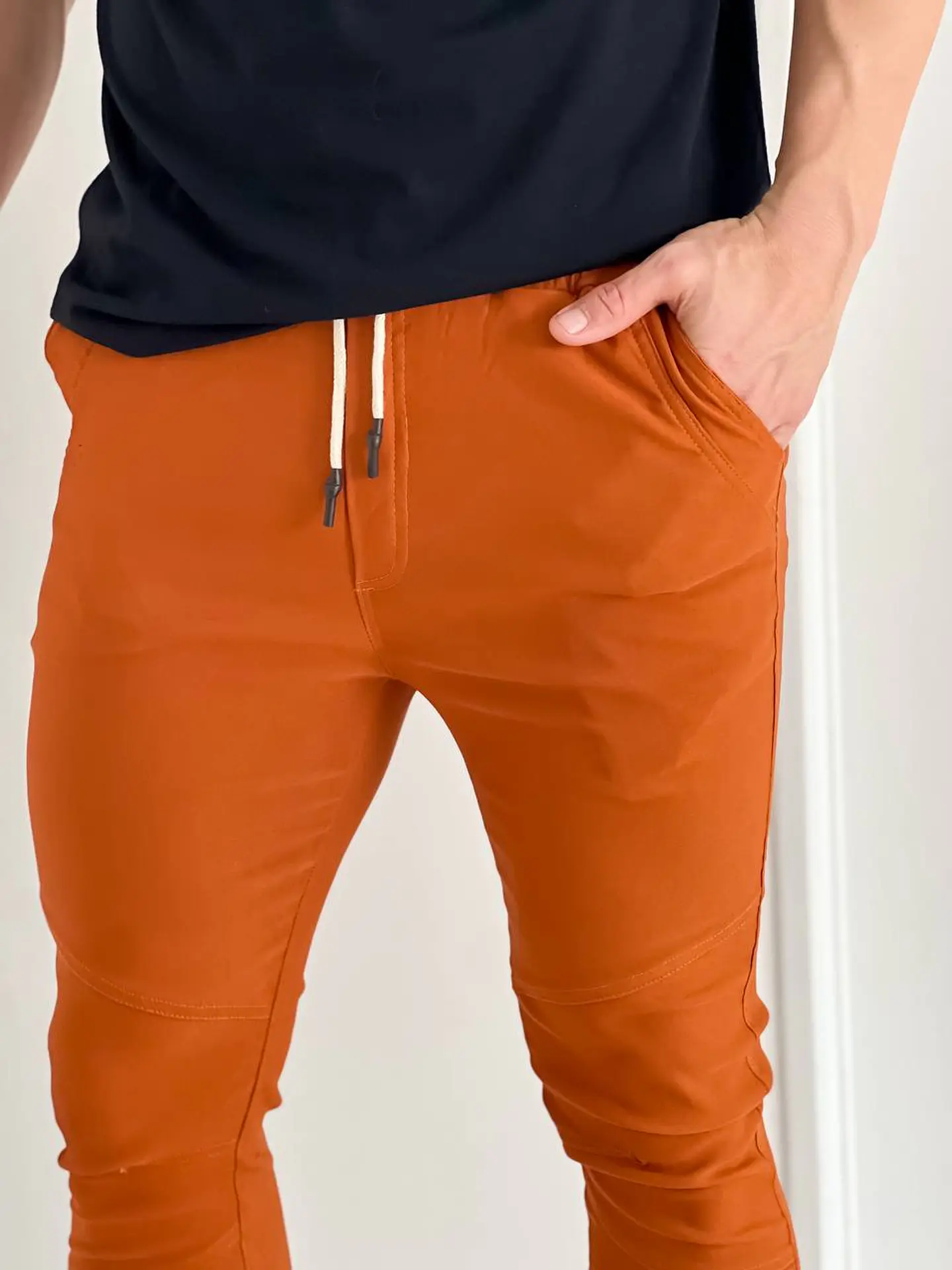 Bengalina pantalon corte chino  10