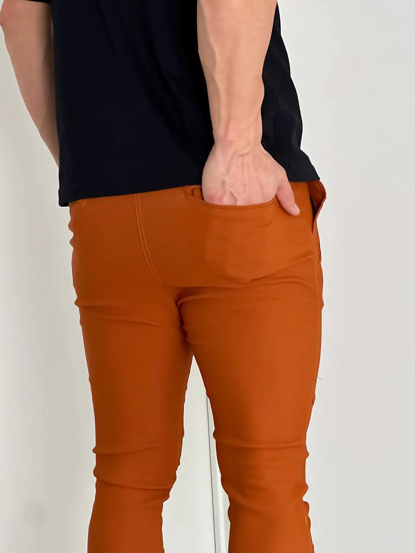 Bengalina pantalon corte chino  11