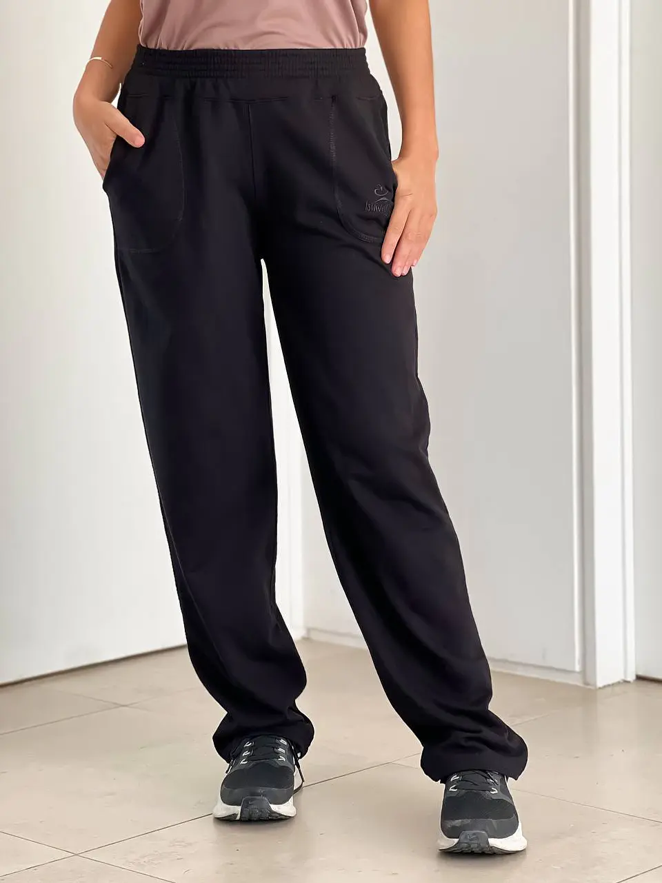 Niza pantalón recto de mujer rústico 10