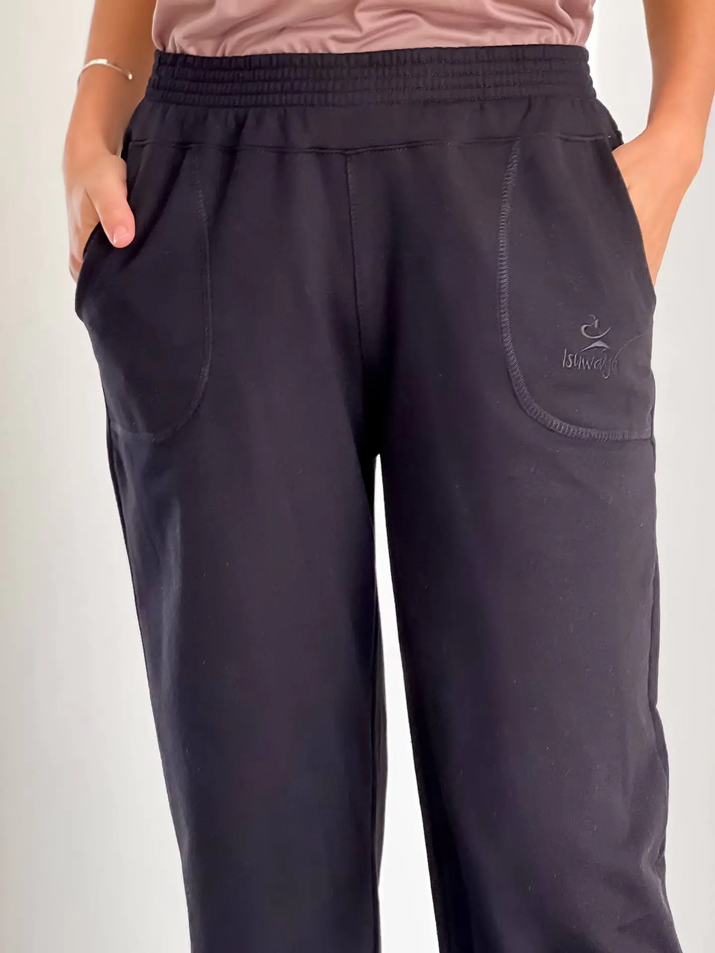 Niza pantalón recto de mujer rústico 11