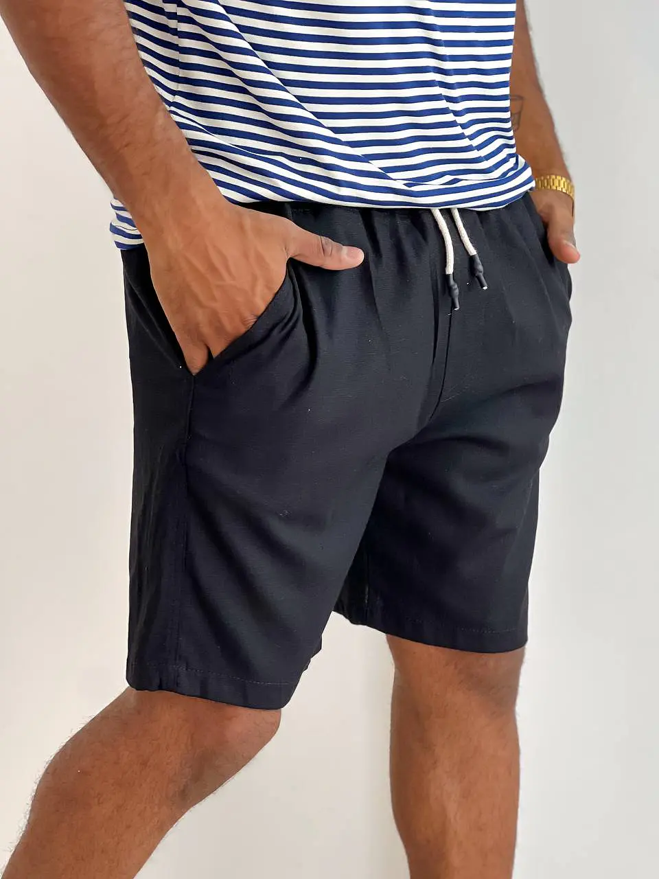 Ibiza Bermuda de Lino Corte Chino 1