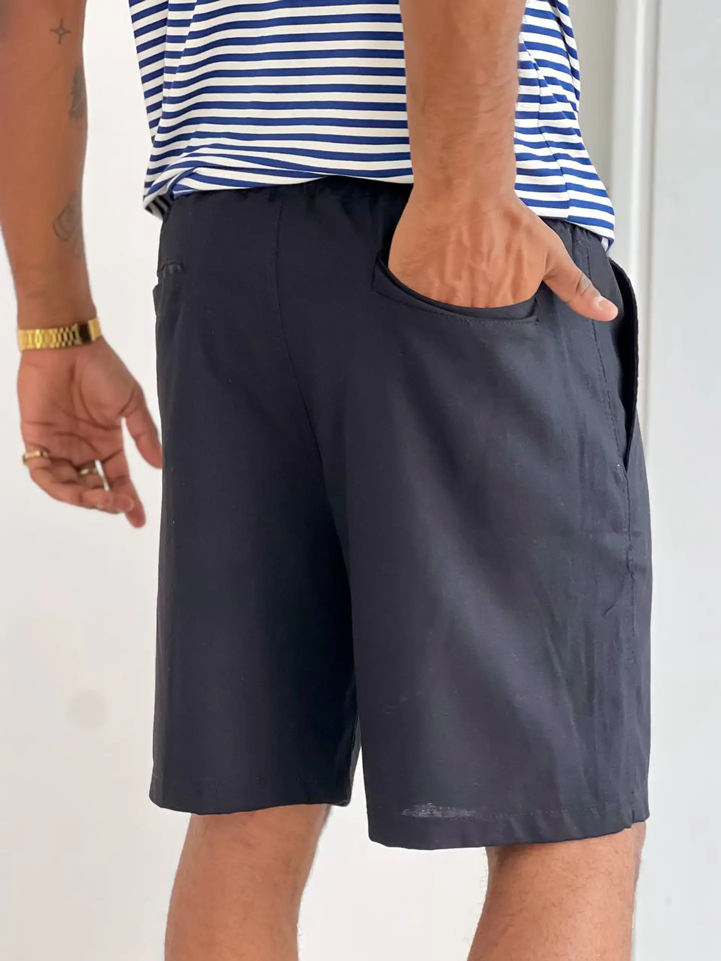 Ibiza Bermuda de Lino Corte Chino 3