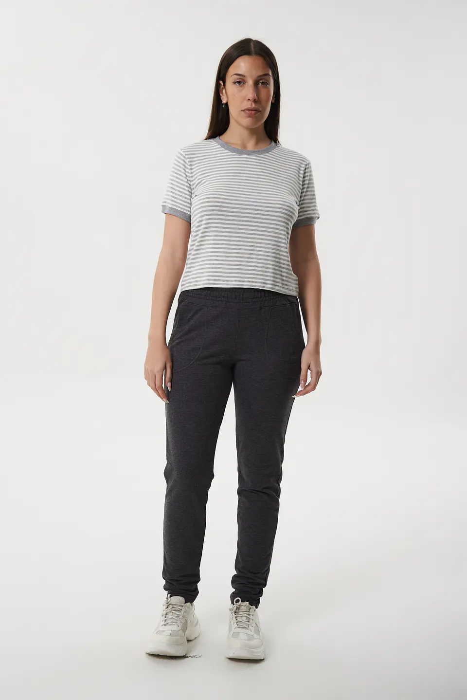 Visa remera rayada de mujer 4