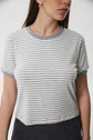 Visa remera rayada de mujer - Miniatura 6
