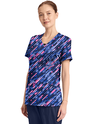 POLERA MUJER INFINITY PRINTS CK609-STMB