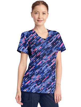 POLERA MUJER INFINITY PRINTS CK609-STMB