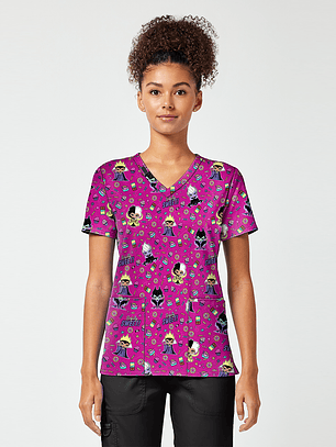 POLERA TOONIFORMS TF796-VISI