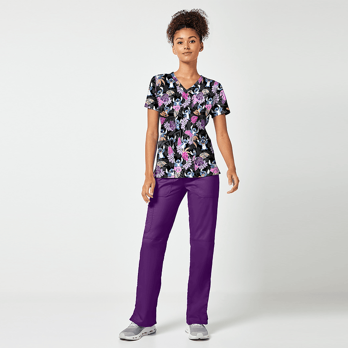 POLERA CLÍNICA MUJER TOONIFORMS TF796 STITCH 4