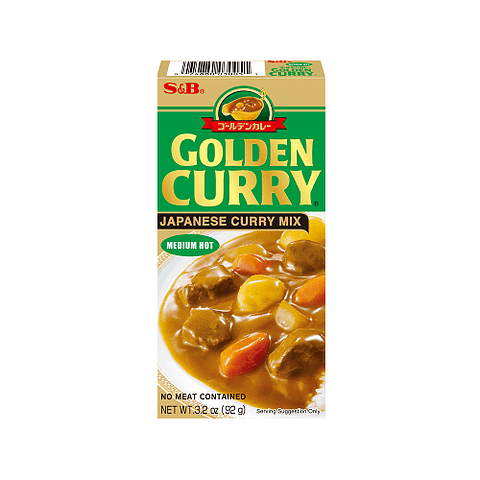 Golden curry medio picante 92 gr