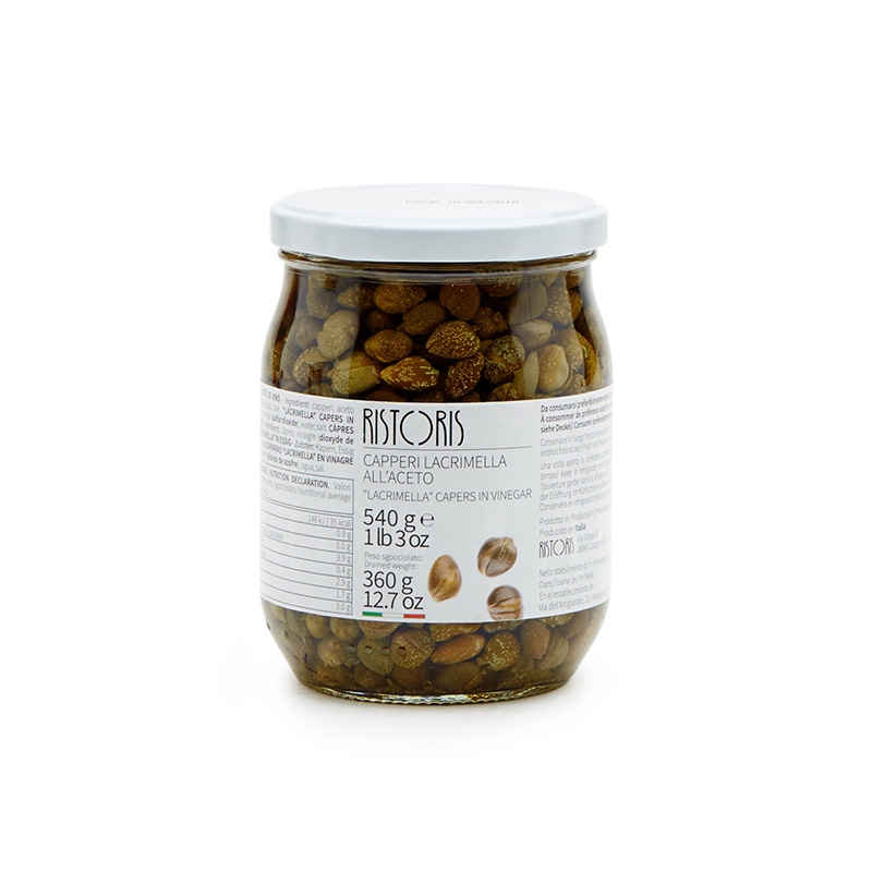 Alcaparras lacrimella en vinagre 540 gr