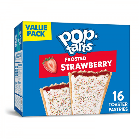 Pop tarts strawberry 768 gr (16 und)