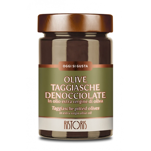 Aceitunas taggiasca en aceite de oliva 314 ml