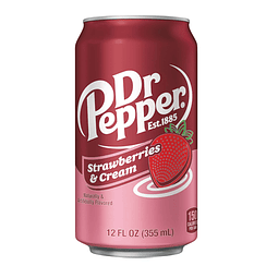 Dr pepper strawberry&cream soda 355 ml