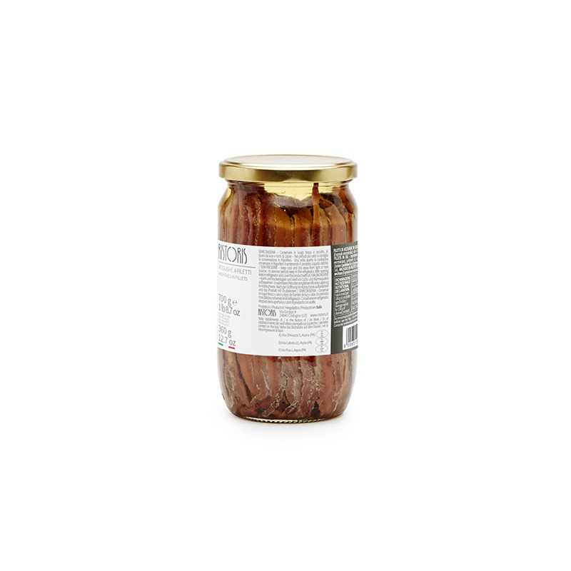Filetes de anchoas en aceite 700 gr