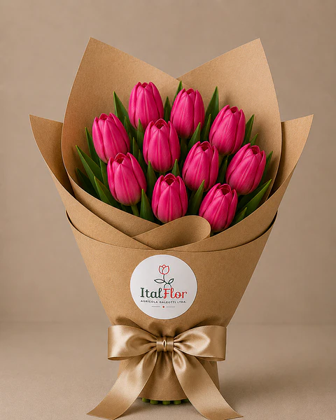 Tulipanes Fucsia 10 varas