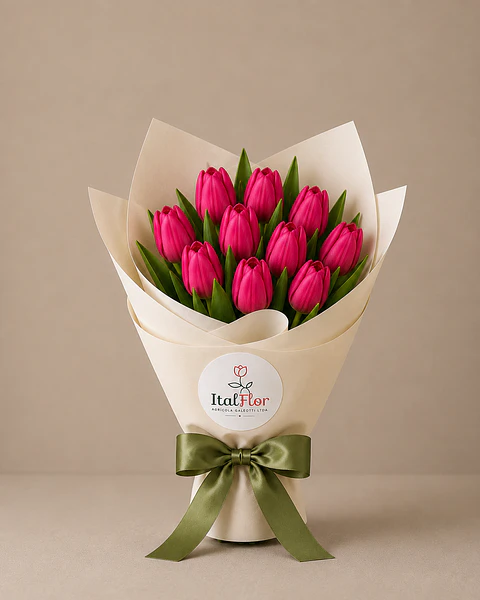 Tulipanes Fucsia 10 varas