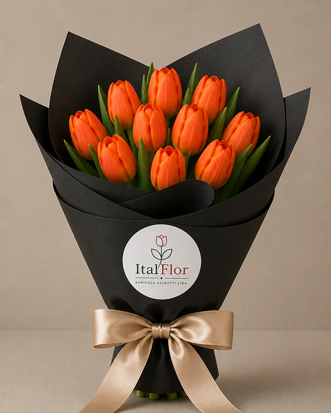 Tulipanes Naranjo 10 varas